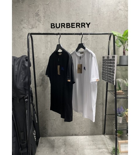 버버리 자수실켓 반팔티 (2color)