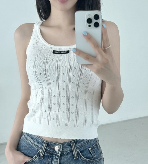 미우미우 썸머 니트 탱크탑 - 2 Color