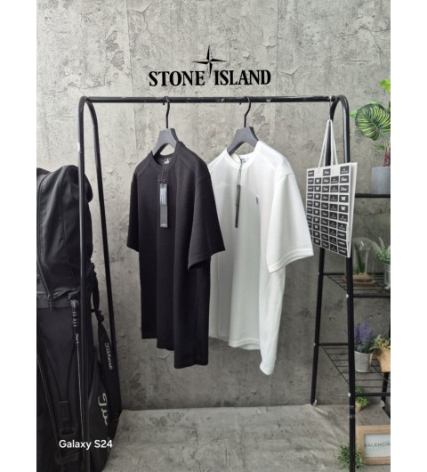 스톤아일랜드 절개라인 패치 반팔티 (2color)