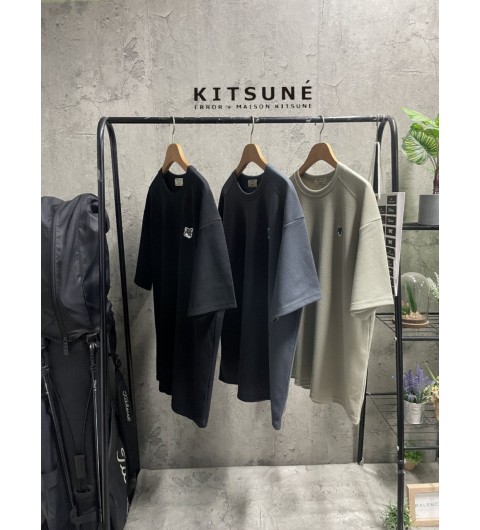 [95~115] 메종키츠네 와플 절개 반팔티 (6color)