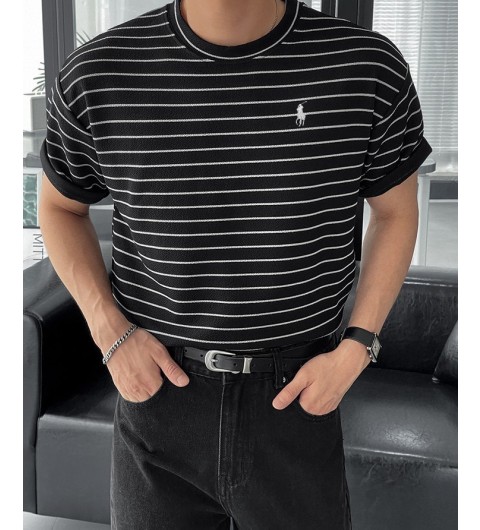 폴로 랄프로렌 스트라이프 오버핏 반팔 (4color)