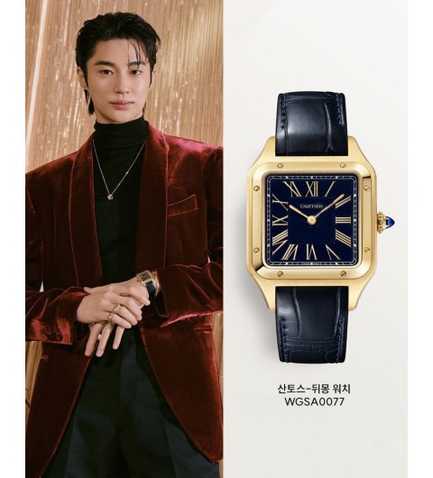 까르띠에 산토스 뒤몽 워치 변우석 시계 (국내공장 AS가능)