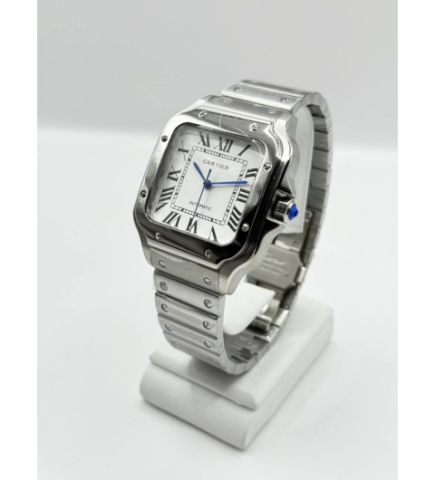 까르띠에 산토스 오토매틱 35mm 미디움 (국내공장 AS가능)