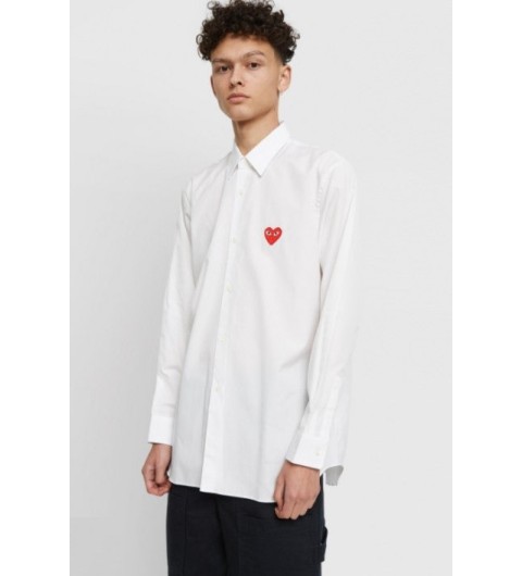 꼼데가르송 버튼 다운 옥스포드 셔츠