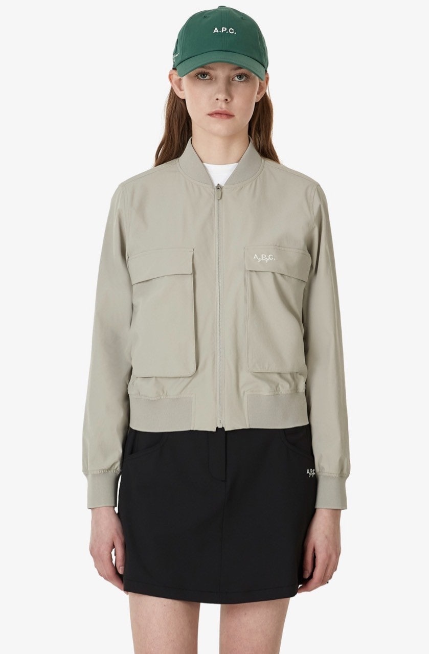 A.P.C GOLF [아페쎄 골프] 블루종 스타일의 포켓 포인트 점퍼