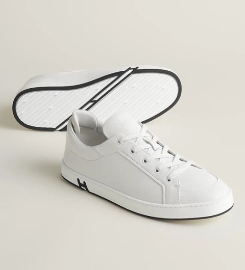 에르메스 카프스킨 클래식 스니커즈 화이트 - 고급버전