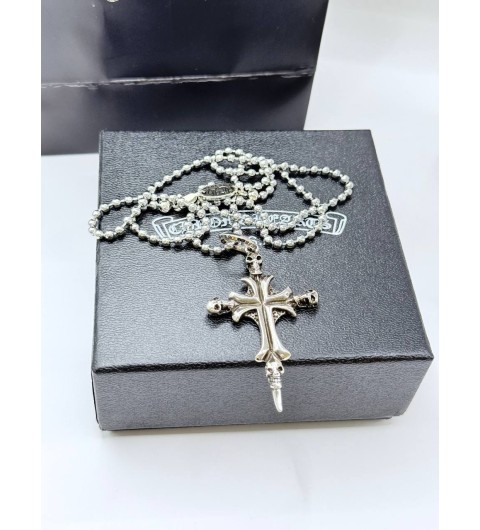 크롬하츠 써지컬 네크리스 목걸이 실버