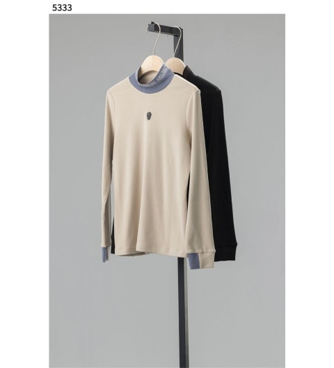 어메이징크리 여성 에어로 다이나믹 아코디오 하이넥 티셔츠 - 2 Color