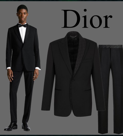 디올 블랙 오블리크 어시메트릭 수트세트