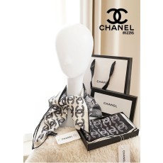 샤넬 트로피칼 스케치 실크 스퀘어 스카프 - 2 Color