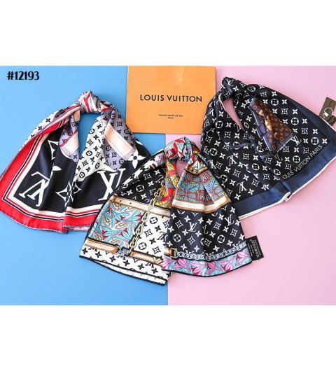 루이비통 체인 벨트 백 모노그램 실크 스퀘어 스카프 - 3 Color