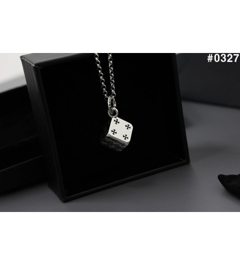 크롬하츠 다이스참 펜던트 목걸이