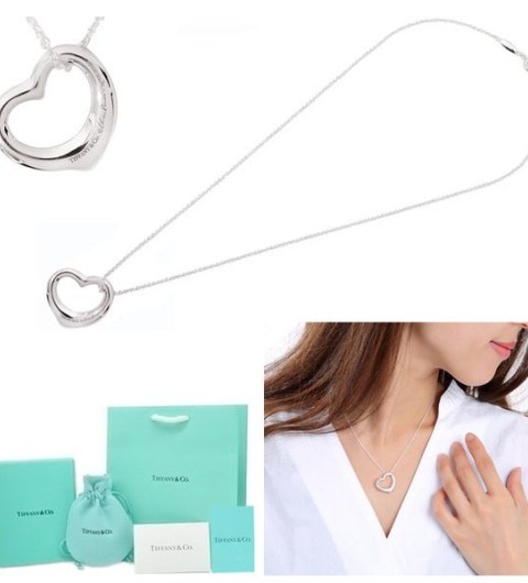 티파니 앤 코 러빙하트 실버목걸이