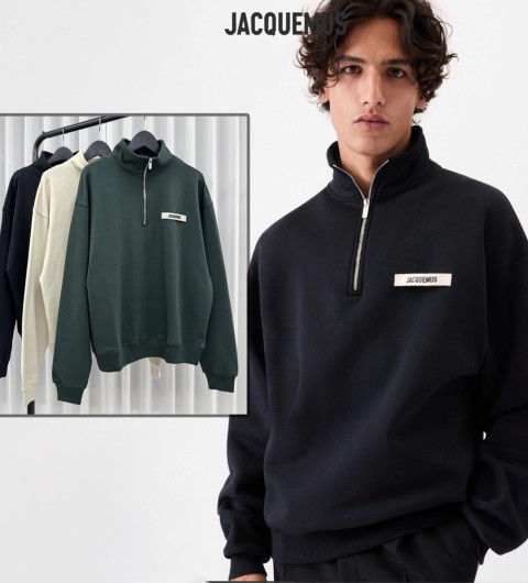 *할인중* 자크뮈스 그로그랭 지퍼 스웻셔츠 (3color)