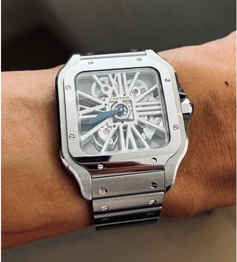 까르띠에 산토스 드 까르띠에 스켈레톤 워치 2025 (국내공장 AS가능)