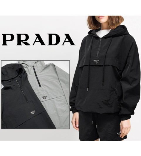 프라다 플레이트 남성 후드아노락 (2color)