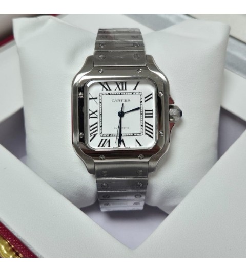 까르띠에 산토스 실버 (남성) -풀구성품-
