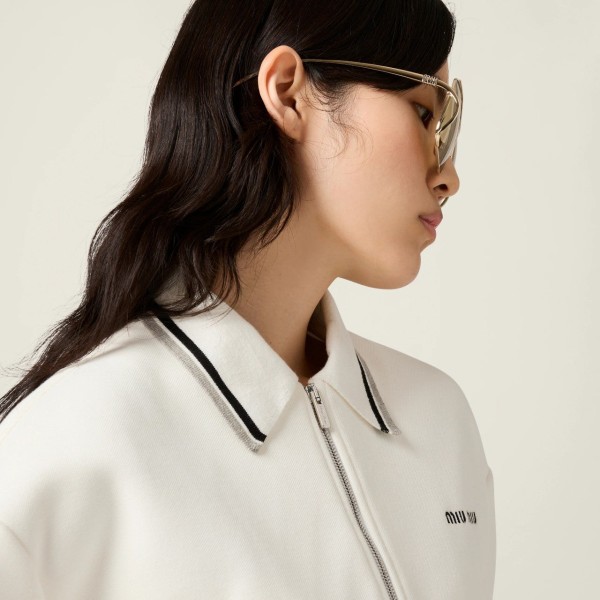 미우미우 여성 피케 블루종 - 2 Color-레플리카 사이트 쇼핑몰