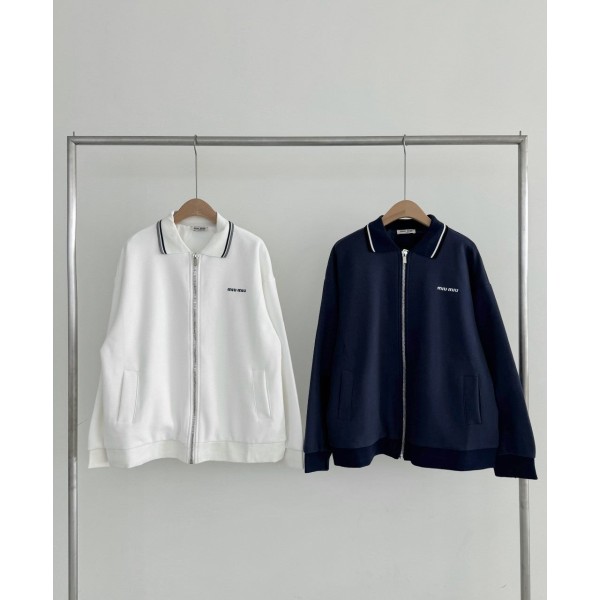 미우미우 여성 피케 블루종 - 2 Color-레플리카 사이트 쇼핑몰