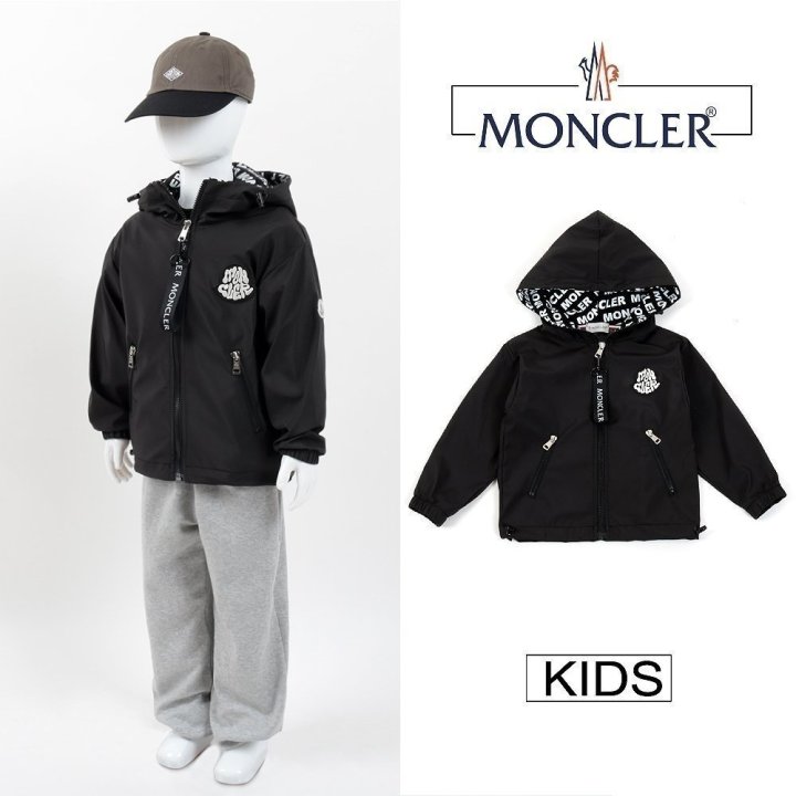 몽클레어 키즈 로고 바람막이
