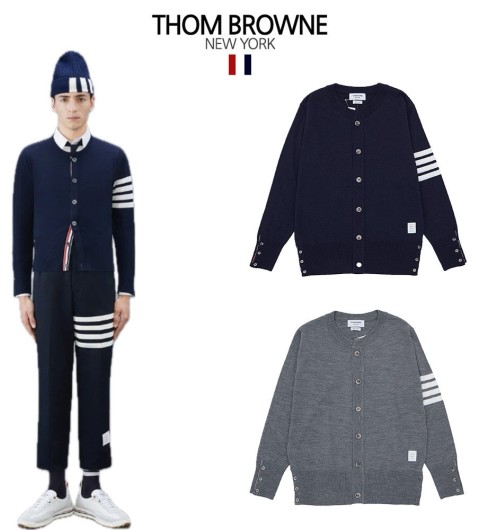 톰브라운 크루넥 가디건 - 2 Color