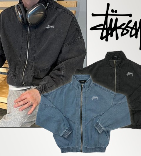 스투시 빈티지 오버핏 데님 자켓 (2color)