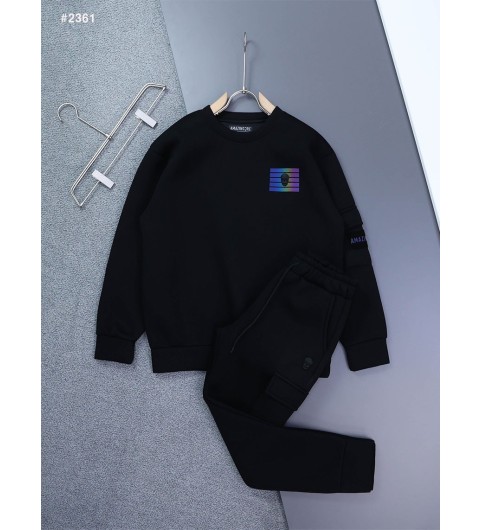 세일 - 어메이징크리 골프웨어 레플리카  아코디오 패브릭 맨투맨 조거팬츠 세트