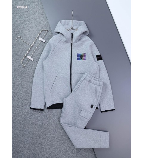 세일 - 어메이징크리 아코디오 패브릭 후드집업 + 조거팬츠 세트 - 2 Color