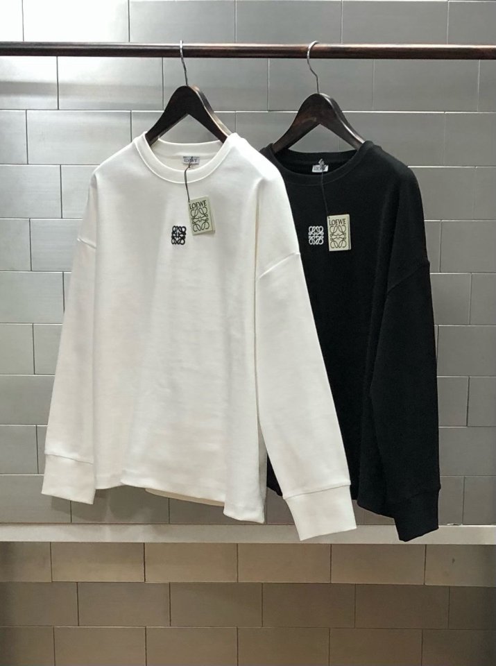 로에베 로고자수 롱 슬리브 - 2 Color
