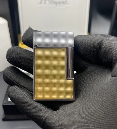 듀퐁 뉴 라인2 PDD 옐로우골드 듀오 스퀘어 라이터 (국내당일배송)