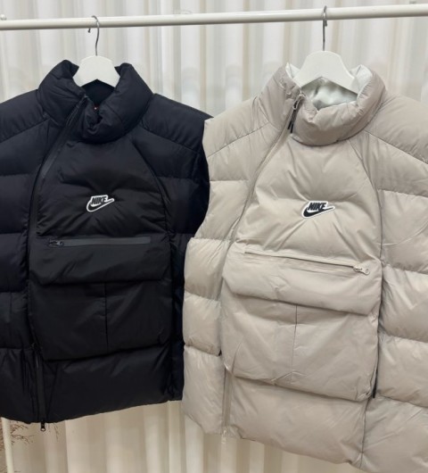 나이키 패치 조끼패딩 (3color)