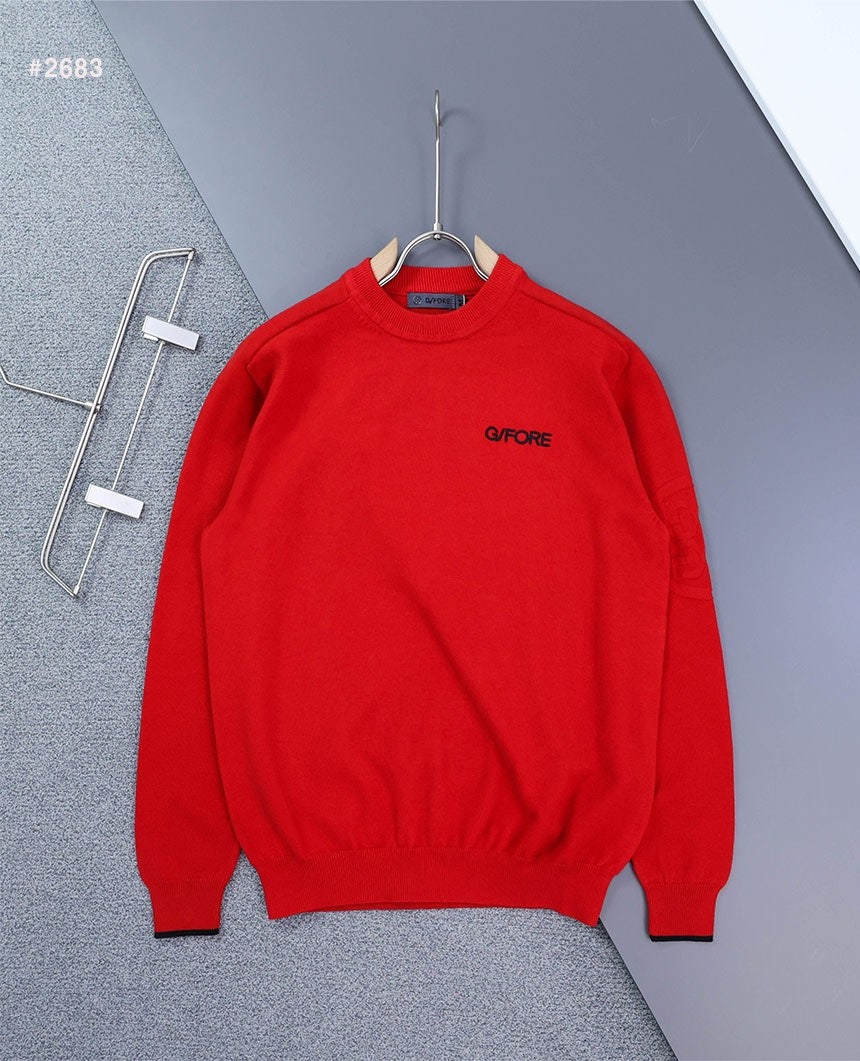 지포어 클래식 이니셜 라운드 니트 - 2 Color