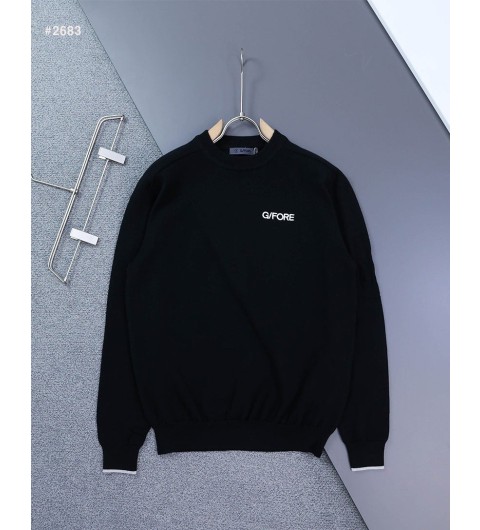 지포어 클래식 이니셜 라운드 니트 - 2 Color