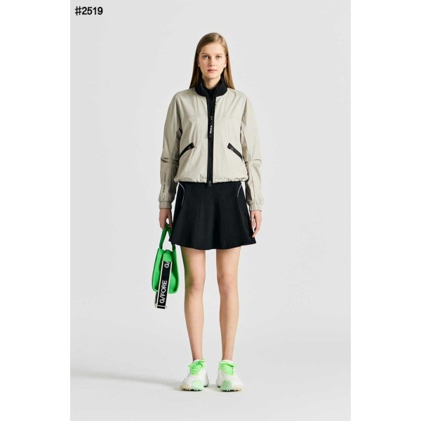 지포어 여성 메탈 글로시 방품 풀 집업 자켓 - 2 Color-레플리카 사이트 쇼핑몰