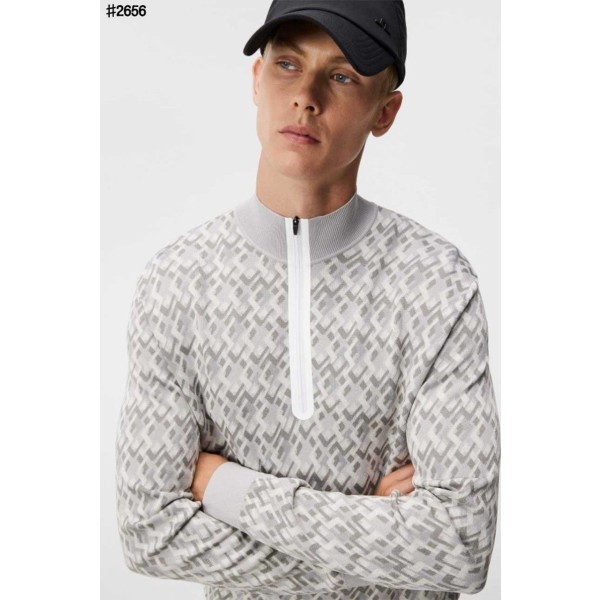 제이린드버그 네이트 브릿지 패턴 하프 집업 니트 스웨터-레플리카 사이트 쇼핑몰