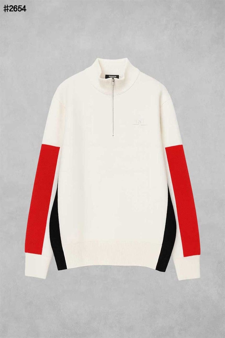 제이린드버그 클라이드 하프 집업 니트 스웨터