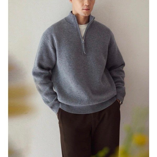 브루넬로 쿠치넬리 하프 집업 캐시미어 니트-레플리카 사이트 쇼핑몰