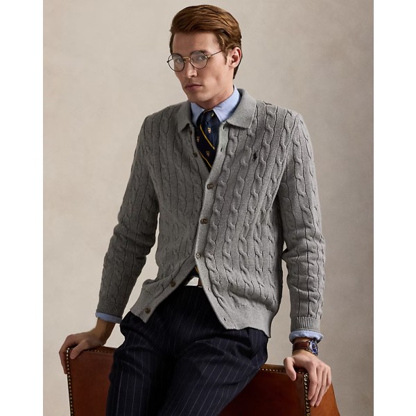 폴로 랄프로렌 케이블 니트 가디건 - 2 Color-레플리카 사이트 쇼핑몰