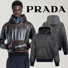 프라다 나파 레더 후드 블랙 -1:1제작-