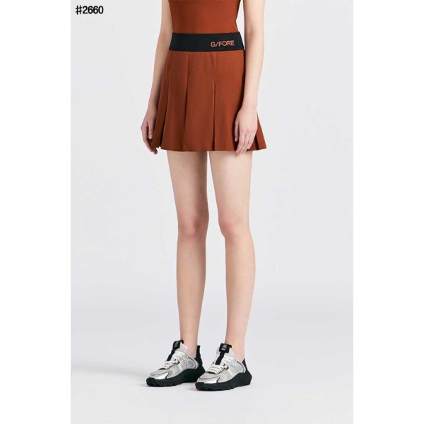 지포어 여성 릴타올 밴드 플리츠 스커트 - 2 Color-레플리카 사이트 쇼핑몰