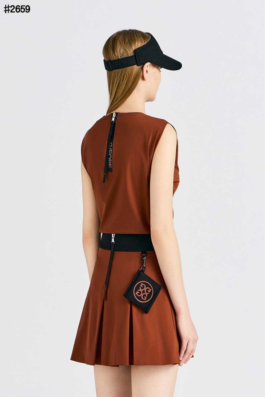 지포어 여성 우븐 저지 베스트 - 2 Color