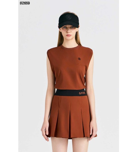 지포어 여성 우븐 저지 베스트 - 2 Color