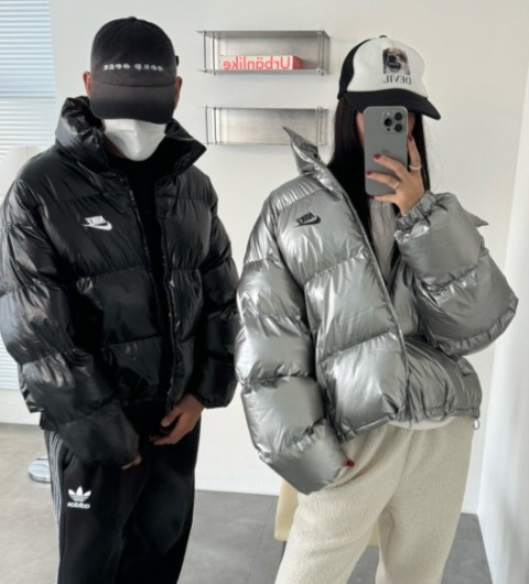 나이키 글로시 푸퍼패딩 (4color)