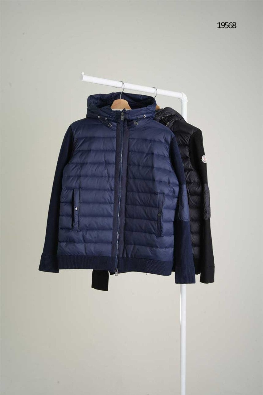 몽클레어 하이브리드 경량 후드 니트패딩 - 2 Color