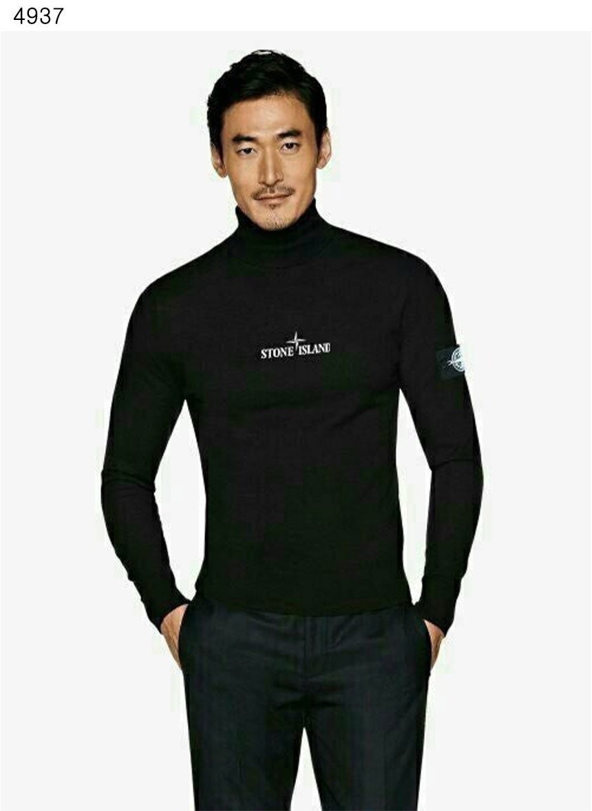 스톤아일랜드 수입고급 워크숍 하프 터틀넥 니트