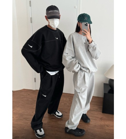 나이키 스티치 럭비세트(기모) -2color-