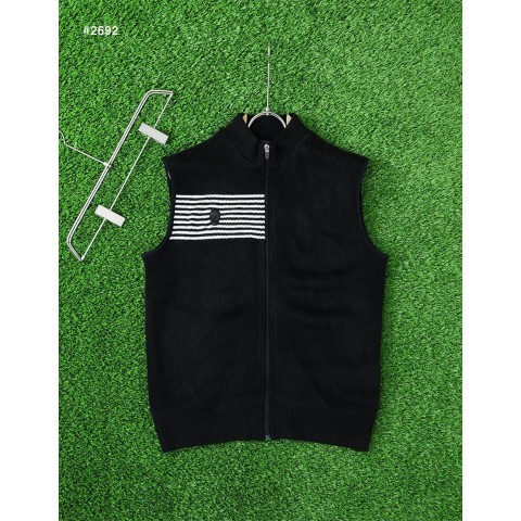 어메이징크리 아코디오 니트 집업 베스트 - 2 Color