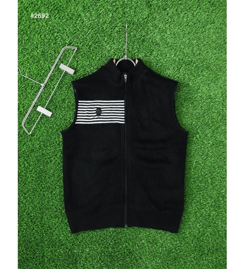 어메이징크리 아코디오 니트 집업 베스트 - 2 Color