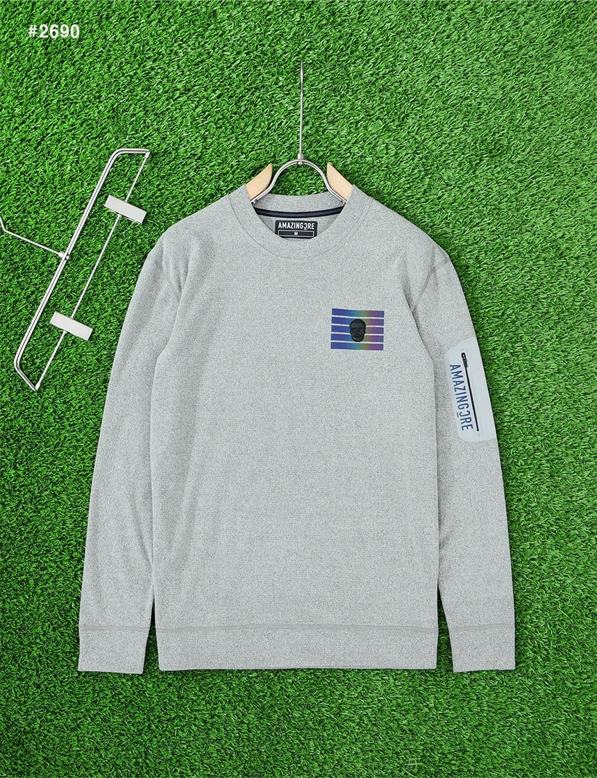 어메이징크리 아코디오 플리스 라운드 티셔츠 - 2 Color