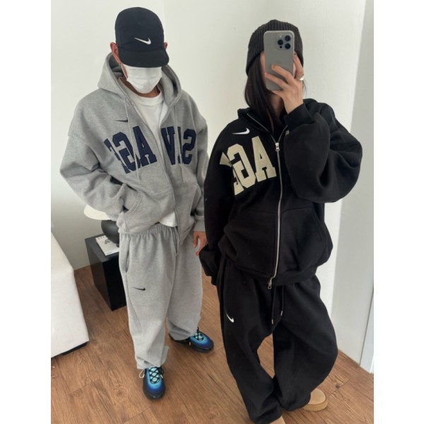 나이키 세비지 후드집업 세트 (기모) -2color-레플리카 사이트 쇼핑몰